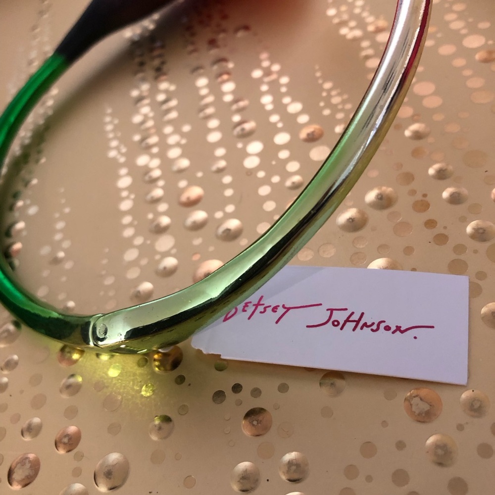 Authentic Betsey Johnson Necklace - Gold Plated Calla Lily Hinge Statement NWT - Picture 10 of 14